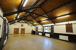 Bleasdale Parish Hall main hall